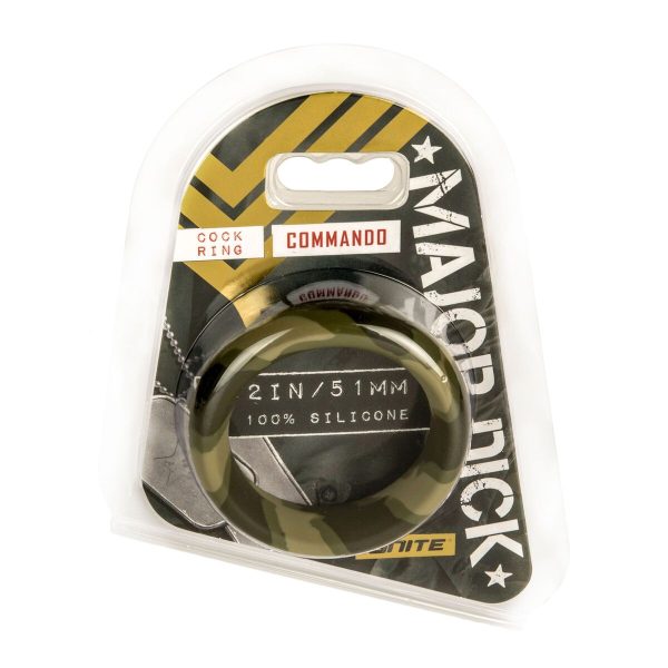 Major Dick Commando 2 Wide Silicone Cock Ring " - Image 2