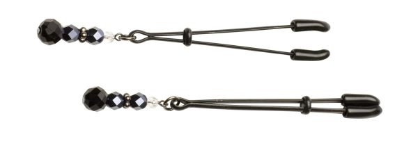 Black Tweezer Clamp Black W-beads - Image 3
