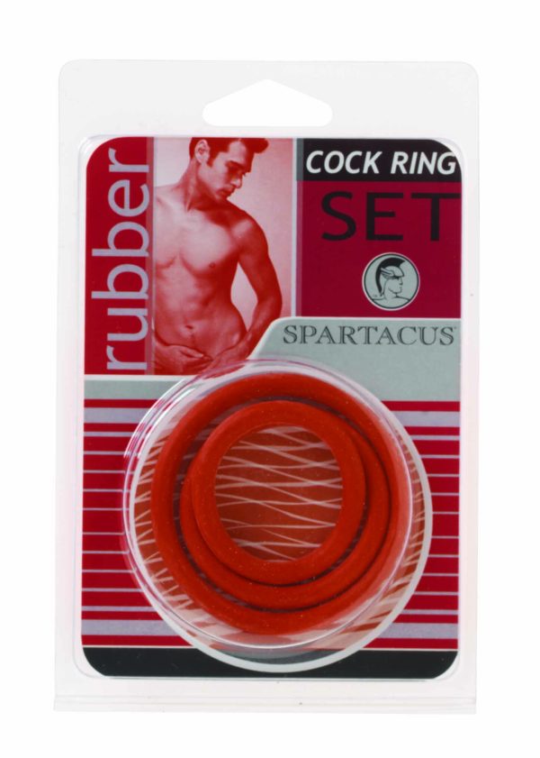 Soft C Ring Set Red - Image 2