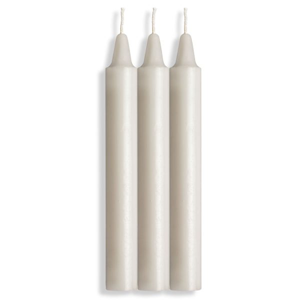 Lacire White Drip Pillar Candles