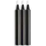 Lacire Black Drip Pillar Candles