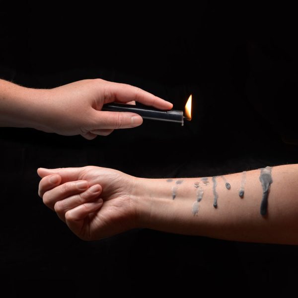 Lacire Black Drip Pillar Candles - Image 3