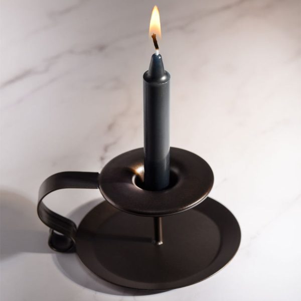 Lacire Black Drip Pillar Candles - Image 2
