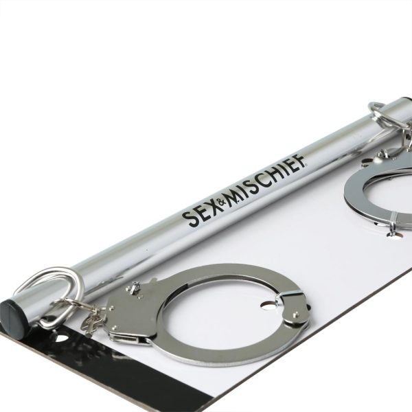 Sex & Mischief Spreader Bar W- Metal Cuffs - Image 5