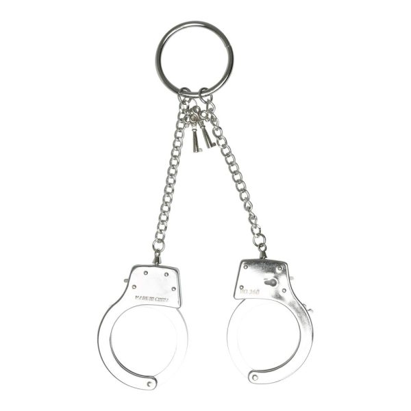 Sex & Mischief Ring Metal Handcuffs - Image 4