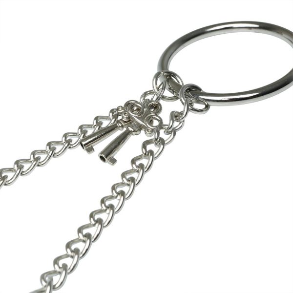 Sex & Mischief Ring Metal Handcuffs - Image 3