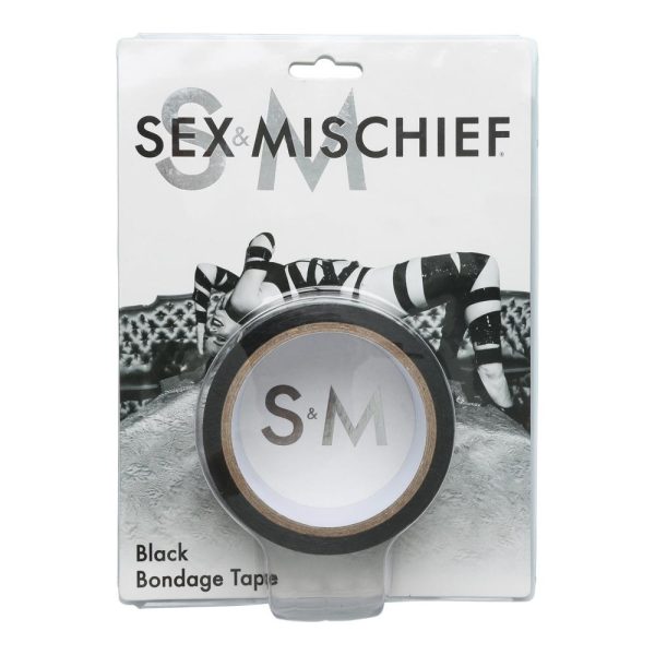 Sex & Mischief Black Bondage Tape - Image 2