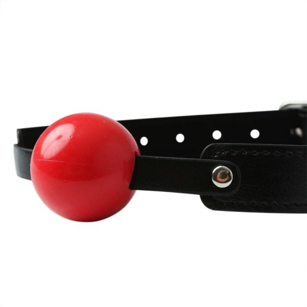 Sex & Mischief Solid Red Ball Gag - Image 4