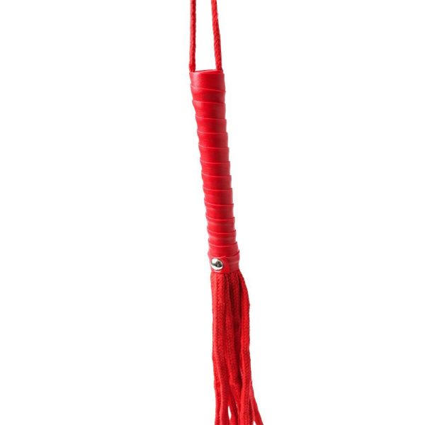 Sex & Mischief Red Rope Flogger - Image 3