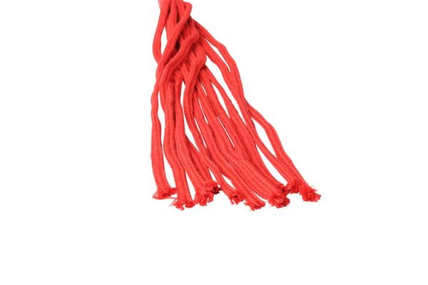 Sex & Mischief Red Rope Flogger - Image 2