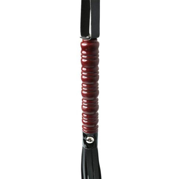 Sex & Mischief Mahogany Flogger - Image 3