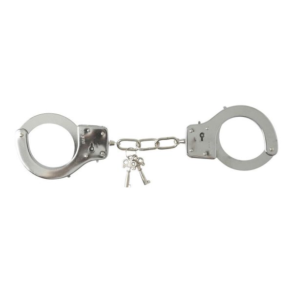 Sex & Mischief Metal Handcuffs Nickel Free - Image 3