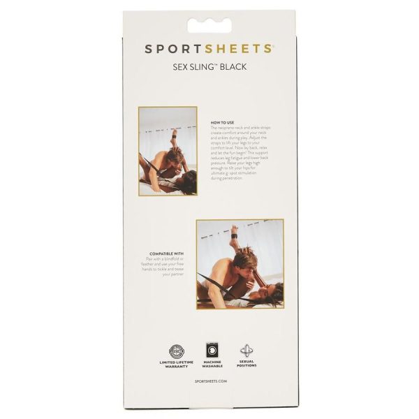Premium Sex Sling Black Neoprene - Image 2