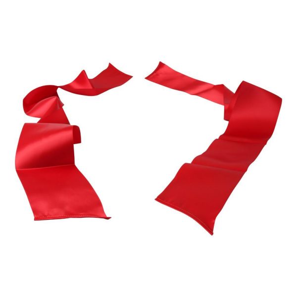 Sex & Mischief Silky Sash Restraints Red - Image 4
