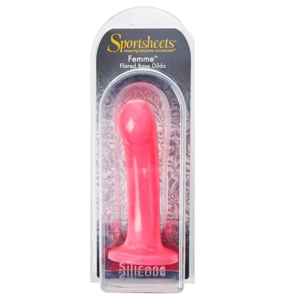 Sedeux Femme Rubber Dildo Hot Pink - Image 3