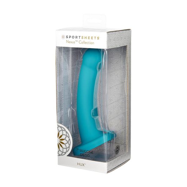 Nexus Hux Blue 7in Silicone Strap On - Image 2