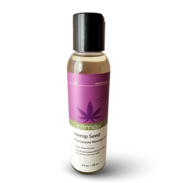 Climax Hemp Seed Pheromone Massage Oil 4oz