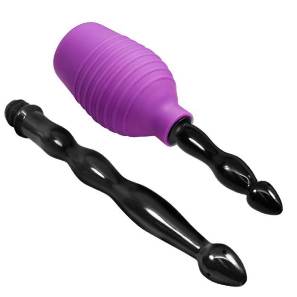 Cloud 9 Fresh + Deluxe Anal Enema Douche Kit 10.8 Oz Ez Squeeze Bulb W- Soft Nozzle - Image 5