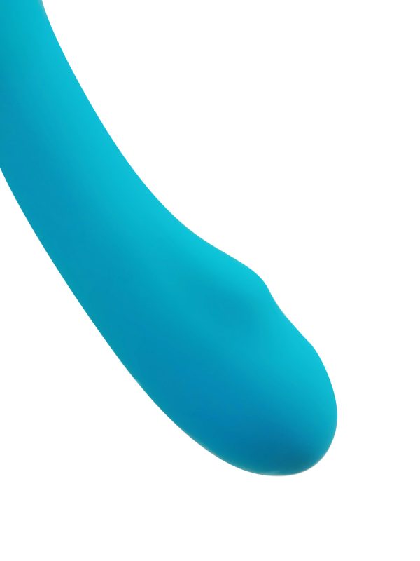 Cloud 9 Health & Wellness Rechargeable G-spot Slim 8in Single Motor Aqua Blue - Image 7