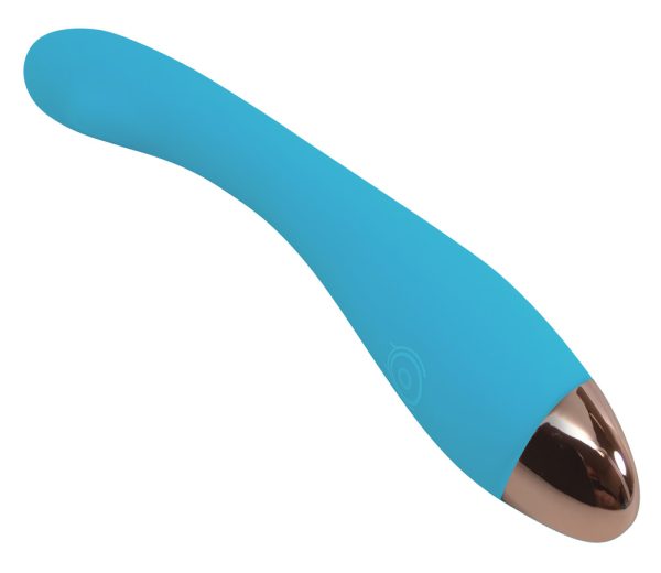 Cloud 9 Health & Wellness Rechargeable G-spot Slim 8in Single Motor Aqua Blue - Image 9