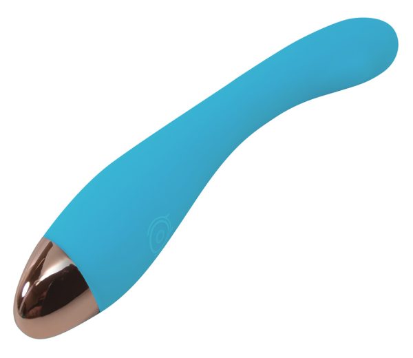Cloud 9 Health & Wellness Rechargeable G-spot Slim 8in Single Motor Aqua Blue - Image 8