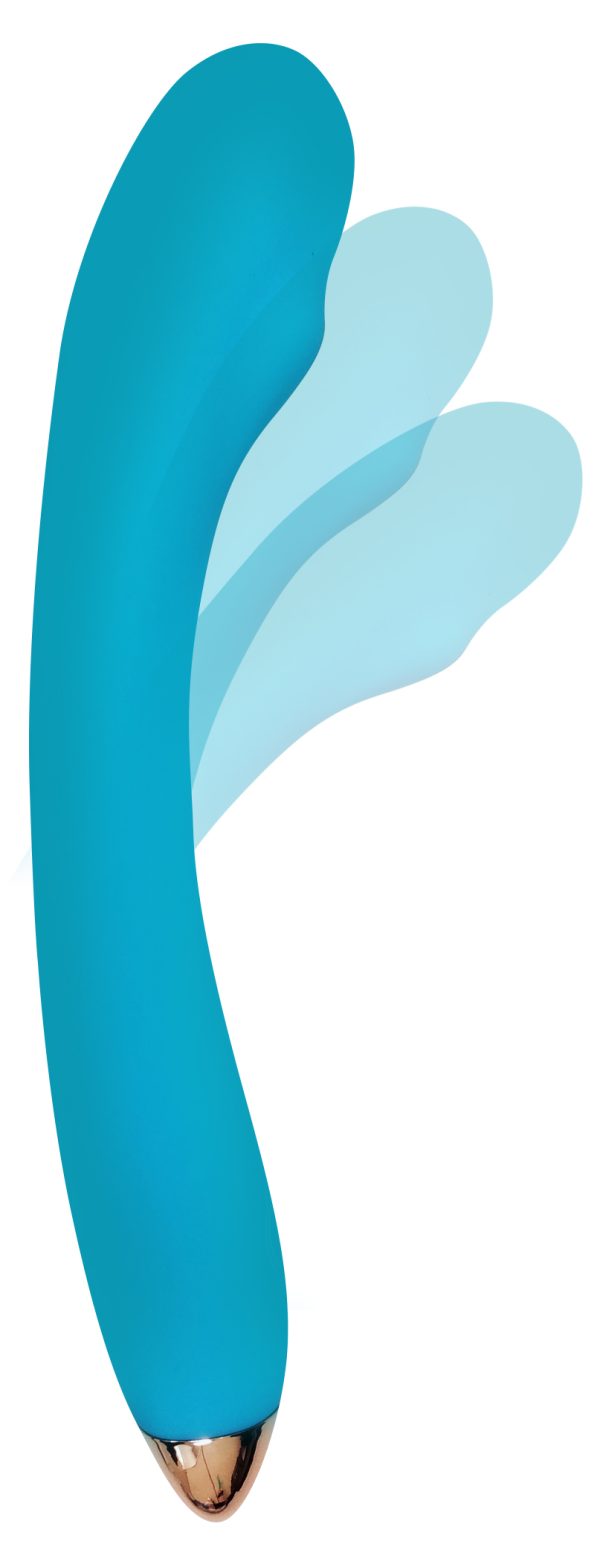 Cloud 9 Health & Wellness Rechargeable G-spot Slim 8in Single Motor Aqua Blue - Image 10