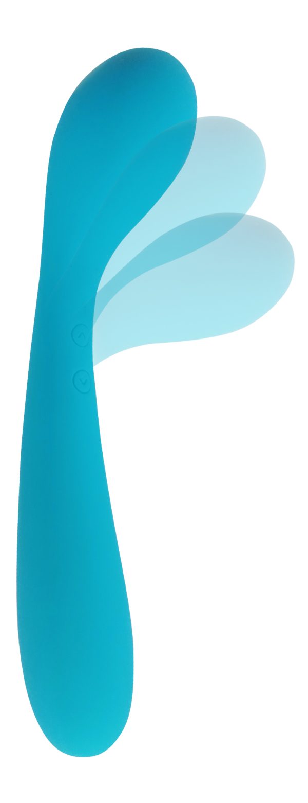 Cloud 9 Health & Wellness Rechargeable G-spot Slim 7in Dual Motors Aqua Blue - Image 7