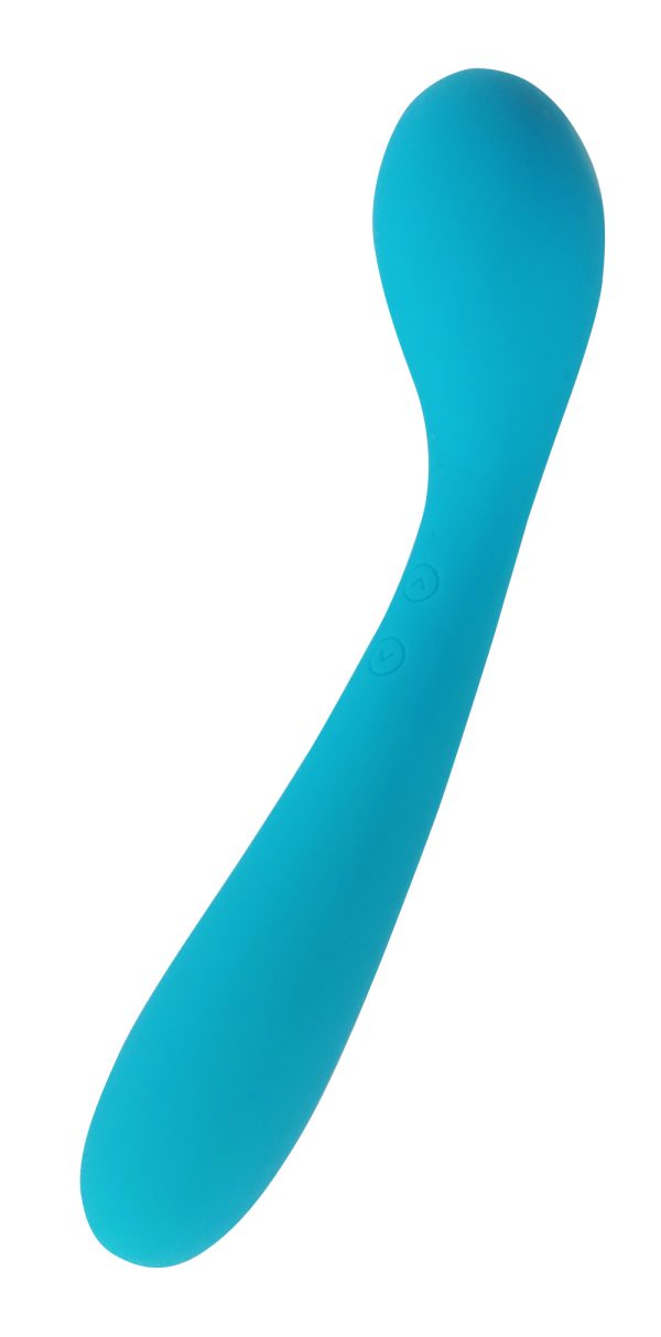 Cloud 9 Health & Wellness Rechargeable G-spot Slim 7in Dual Motors Aqua Blue - Image 9