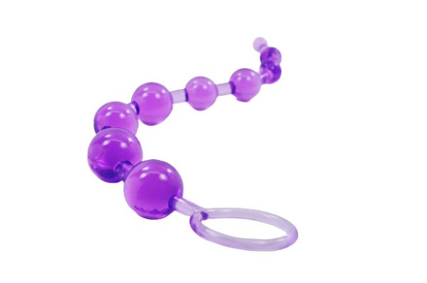 Cloud 9 Classic Anal Beads Purple - Image 5