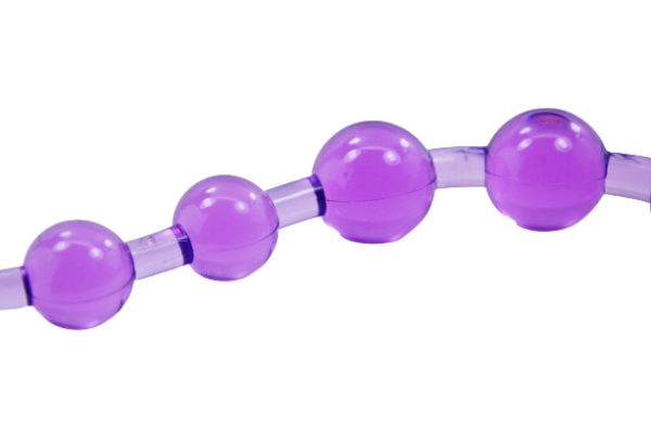 Cloud 9 Classic Anal Beads Purple - Image 3