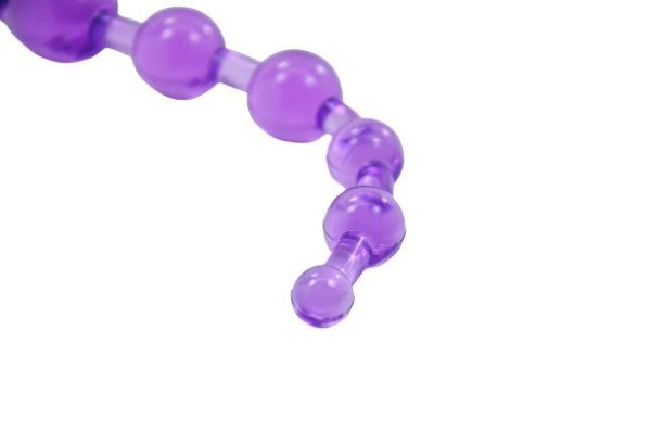 Cloud 9 Classic Anal Beads Purple - Image 2