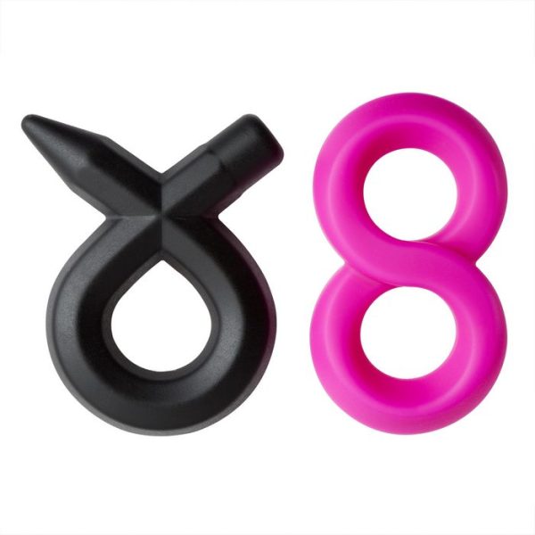 Pro Sensual Silicone Super 8 Ring & Tie Sling 2 Pack - Image 5