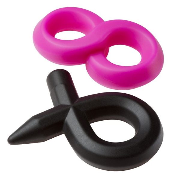 Pro Sensual Silicone Super 8 Ring & Tie Sling 2 Pack - Image 3
