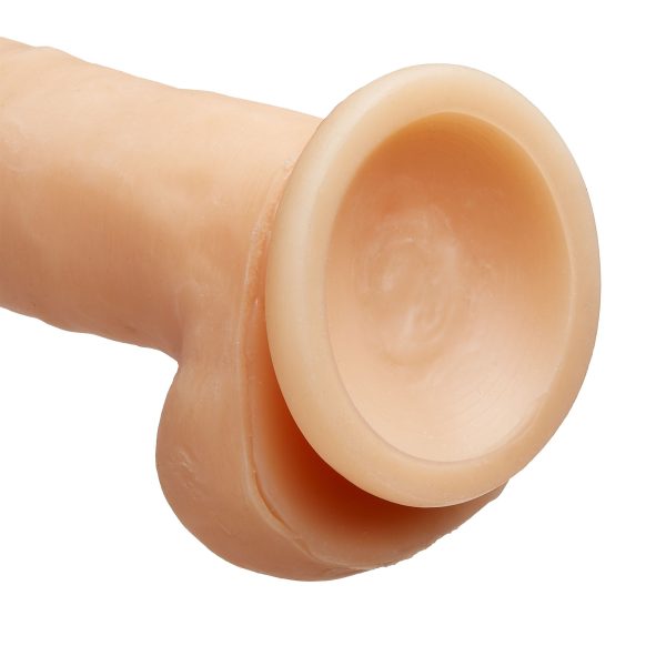 Cloud 9 Dual Density Dildo Touch Thick W- Realistic Painted Veins & Balls 8 In - Image 4