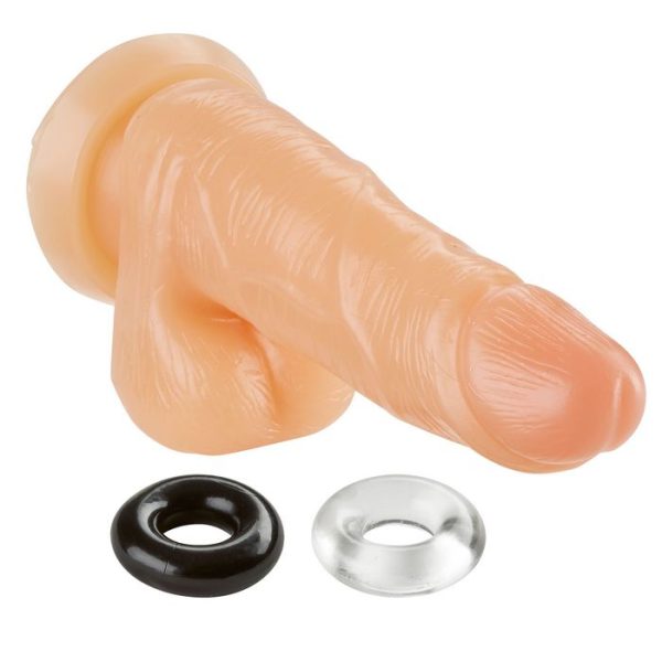 Cloud 9 5 Dildo Light Color W- 2 Bonus Cock Rings " - Image 2
