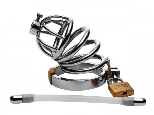 Master Series Repressor Locking Chastity Cage - Image 3