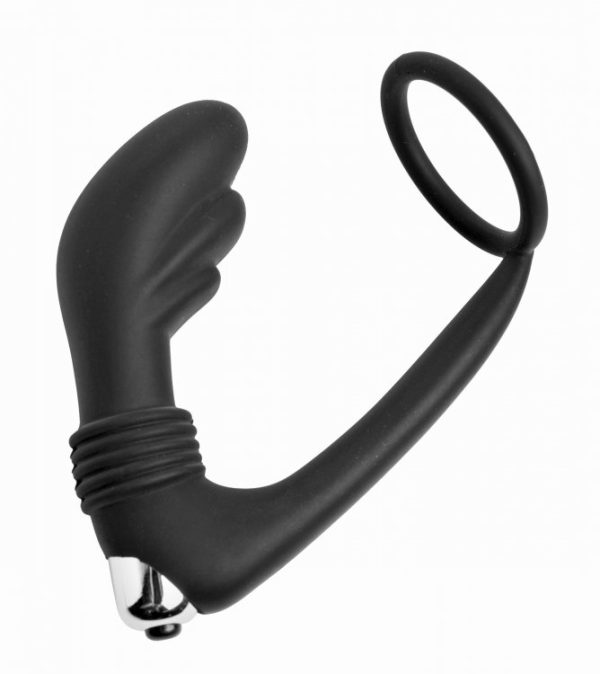 Master Series Prostatic Play Nova Prostate Massager & Cock Ring - Image 3