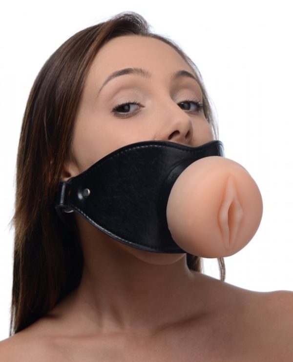 Master Series Pussy Face Oral Sex Mouth Gag - Image 5