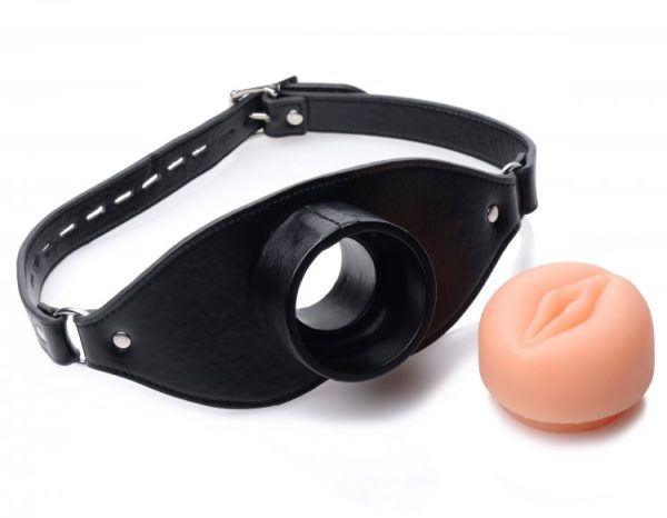 Master Series Pussy Face Oral Sex Mouth Gag - Image 2