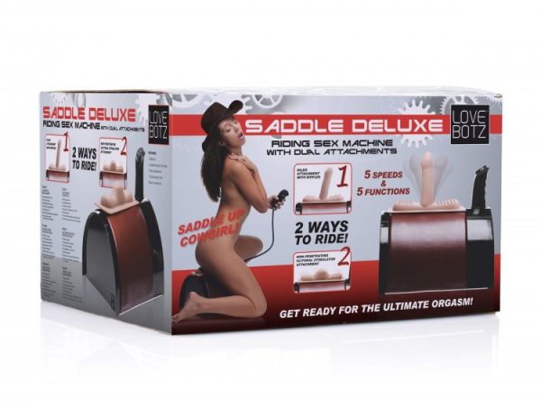 Lovebotz Saddle Deluxe Riding Sex Machine W-dual Attachments - Image 3