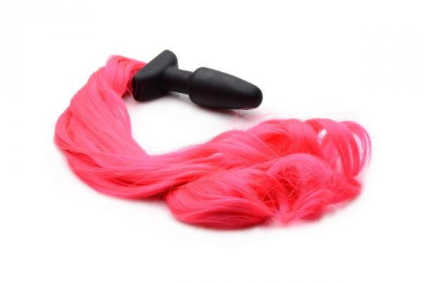 Tailz Hot Pink Pony Tail Anal Plug - Image 4