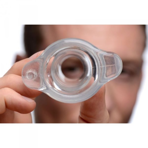 Master Series Gape Glory Clear Hollow Anal Plug - Image 4
