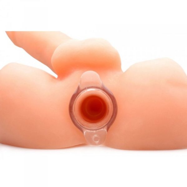Master Series Gape Glory Clear Hollow Anal Plug - Image 3