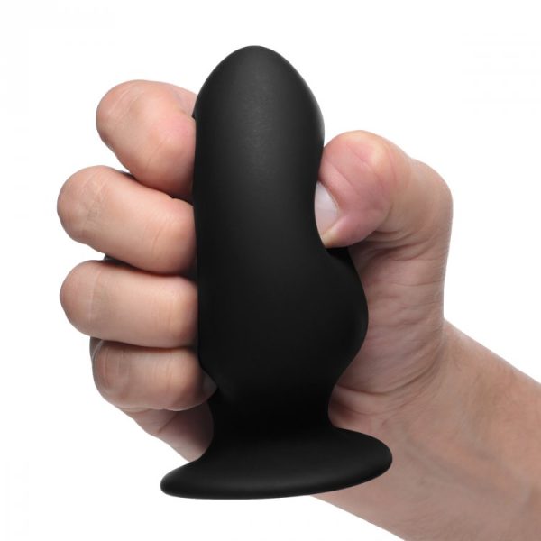 Squeeze-it Silexpan Anal Plug Black - Image 5
