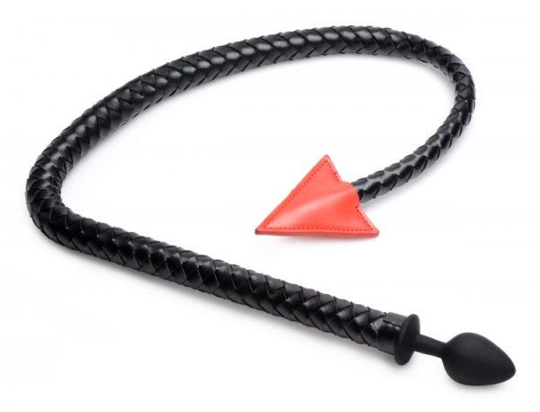 Master Series Hellbound Braided Devil Tail Anal Plug - Image 4