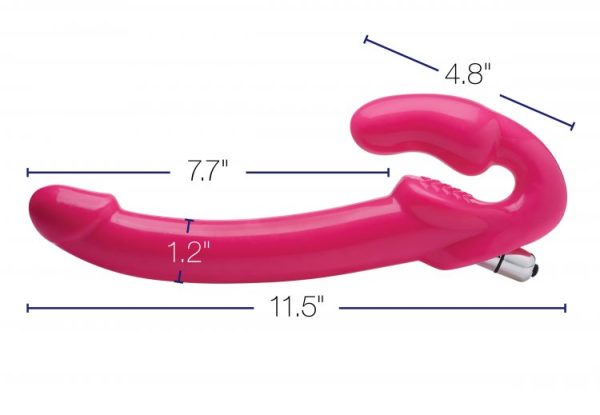 Strap U 7x Revolver Slim Strapless Strap-on Pink - Image 7