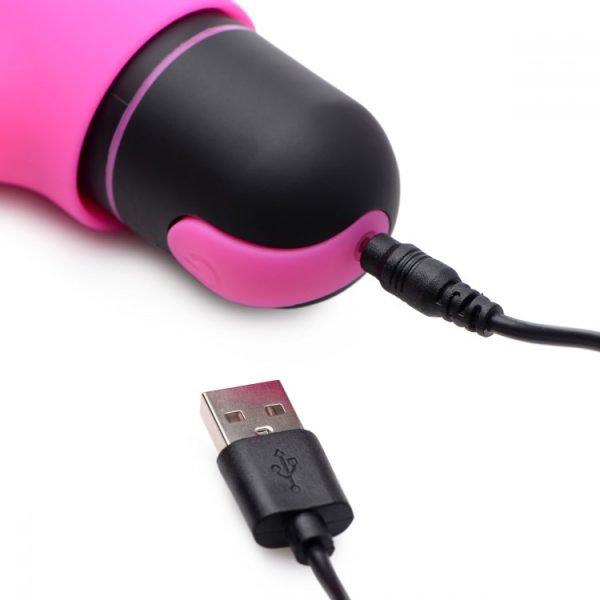 Bang! Xl Bullet & Rabbit Silicone Sleeve Pink - Image 7
