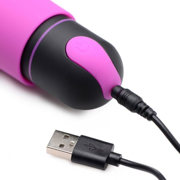 Bang! Xl Bullet & Wavy Silicone Sleeve Purple - Image 4