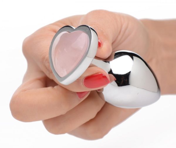 Booty Sparks Gemstones Medium Heart Anal Plug - Image 5