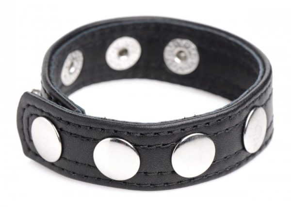 Strict Leather Cock Speed Snap Cock Ring Black - Image 2